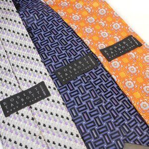 3 beautiful Robert Talbott Best of Class all silk tie